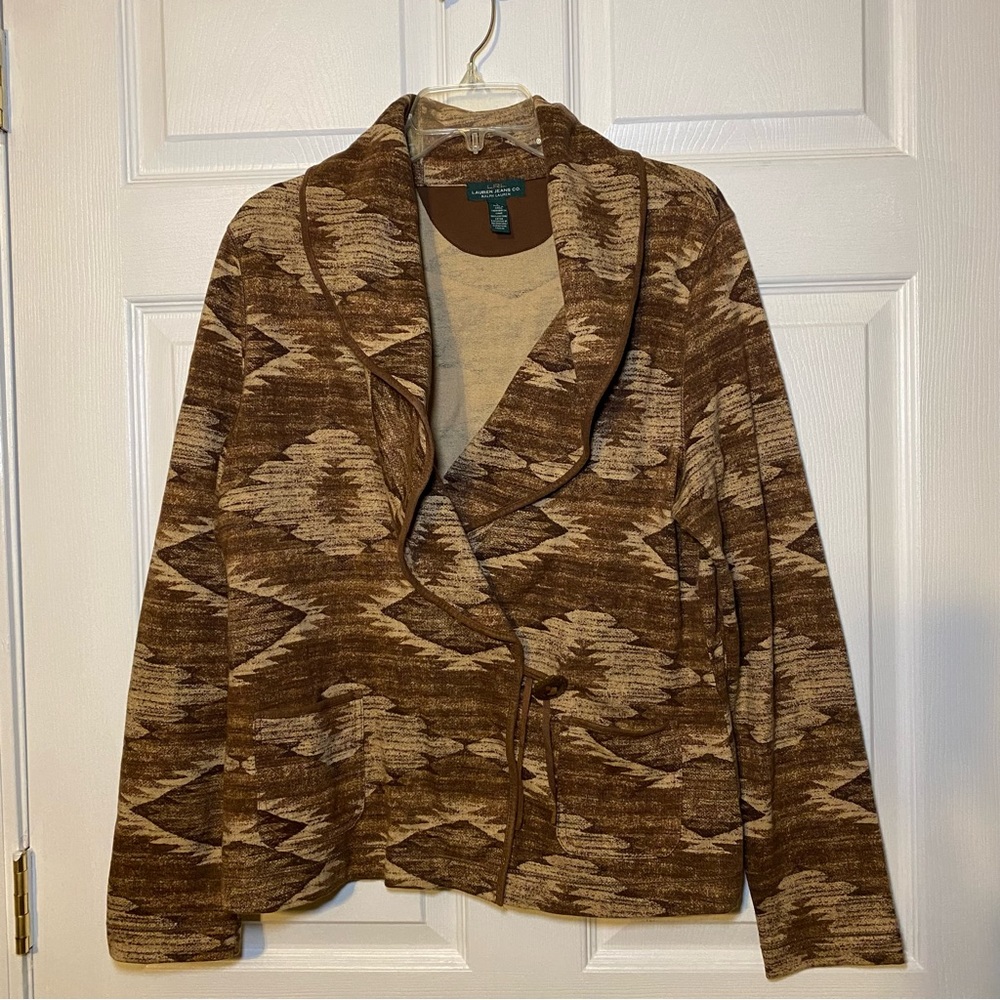 LRL Lauren Jeans Co. Long Sleeve Top Size L